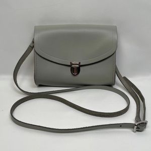 The Cambridge Satchel Company Push Lock Crossbody Bag Stone Size 7.5”